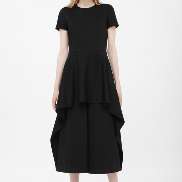 cos black jumpsuit